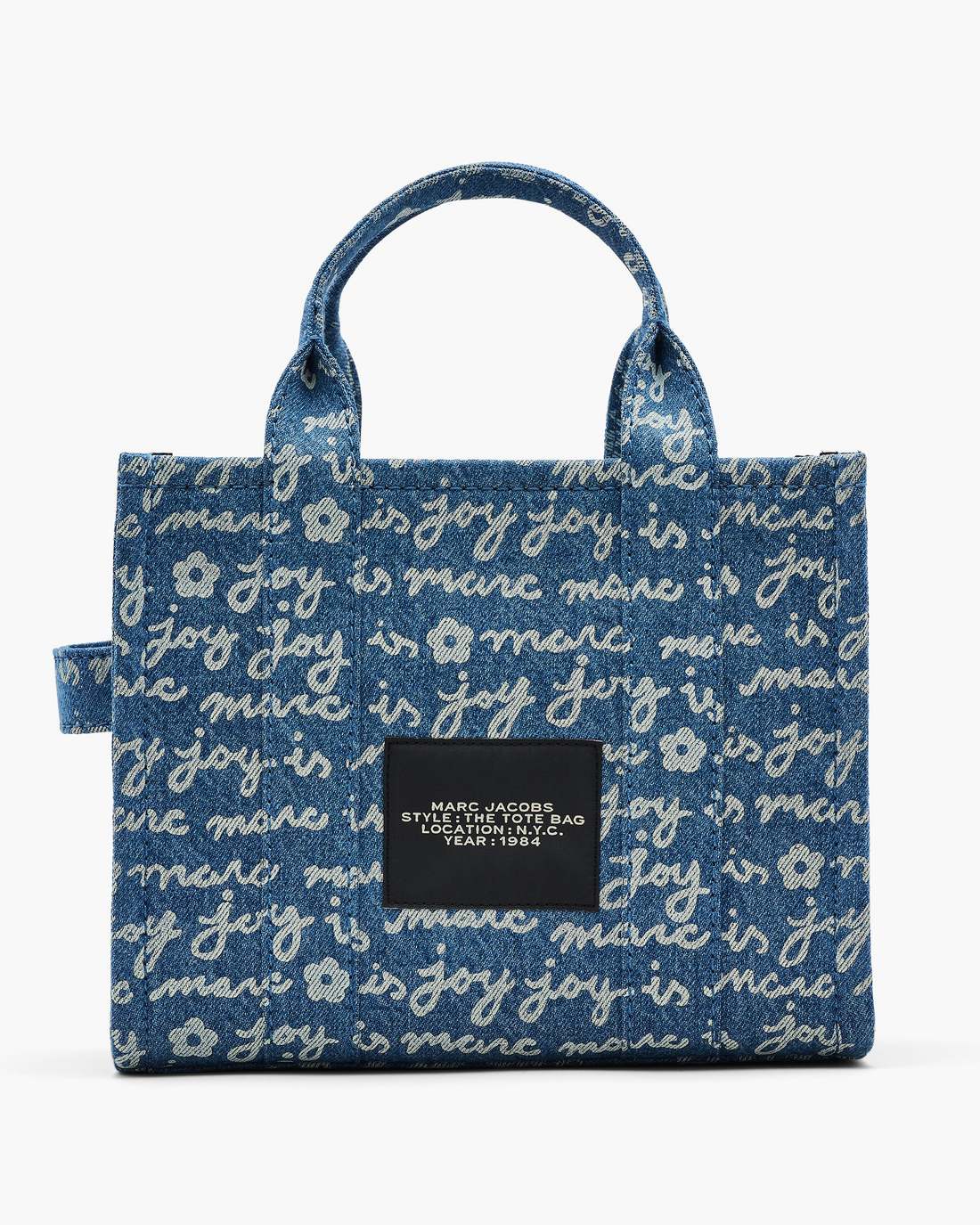 Marc Jacobs Discount - The Joy Denim Small Tote Bag Indigo Multi