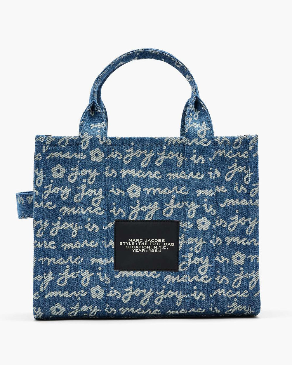 Marc Jacobs Discount - The Joy Denim Small Tote Bag Indigo Multi