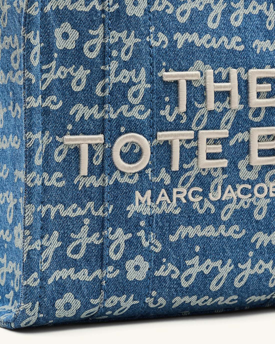 Marc Jacobs Discount - The Joy Denim Small Tote Bag Indigo Multi