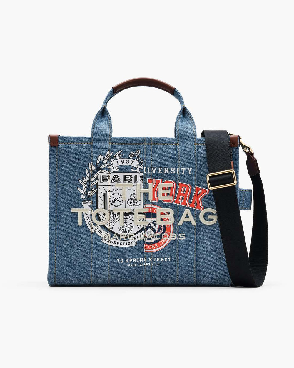 Marc Jacobs For Sale - The A.P.C. X Marc Jacobs Denim Medium Tote Bag Washed Indigo