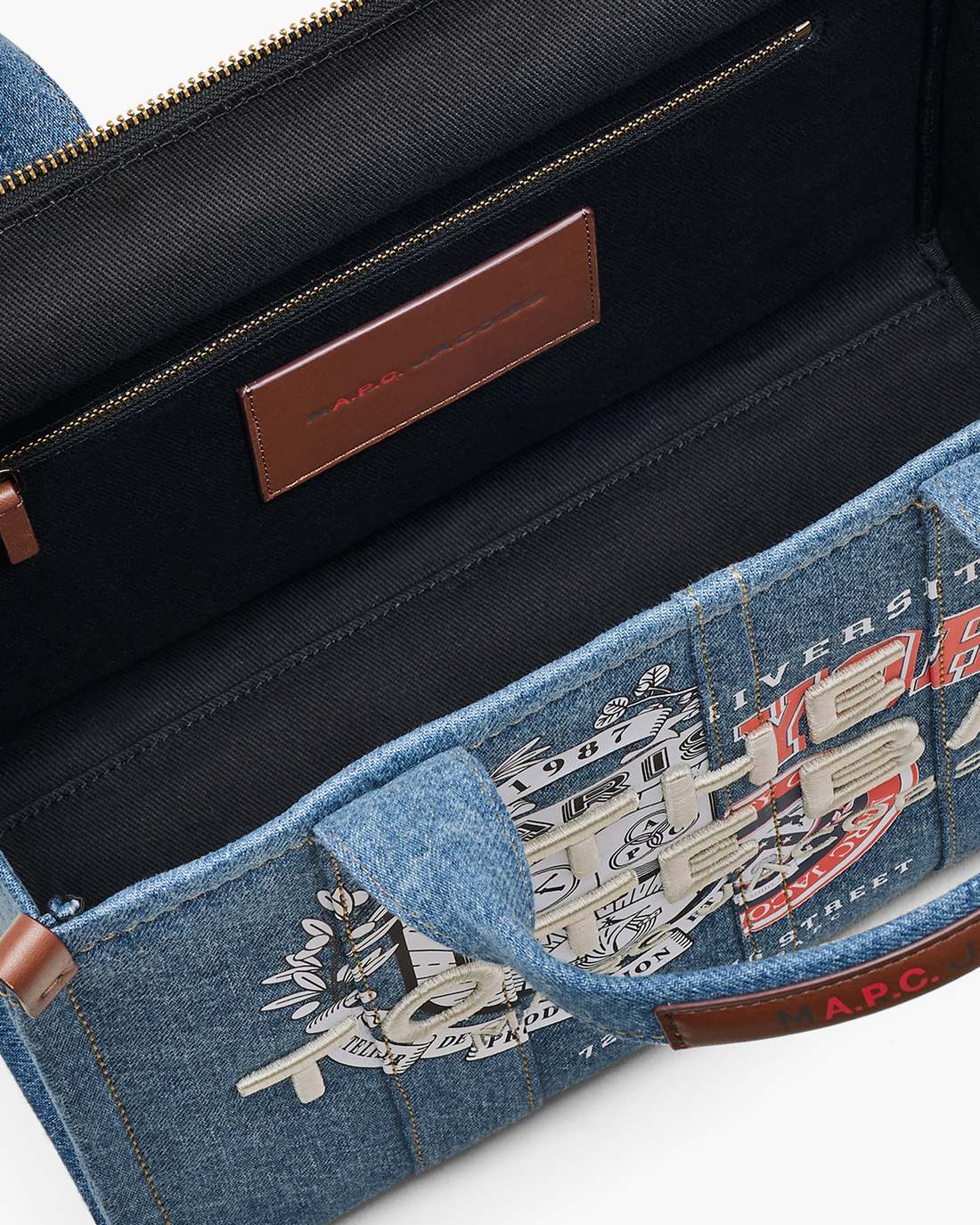 Marc Jacobs For Sale - The A.P.C. X Marc Jacobs Denim Medium Tote Bag Washed Indigo