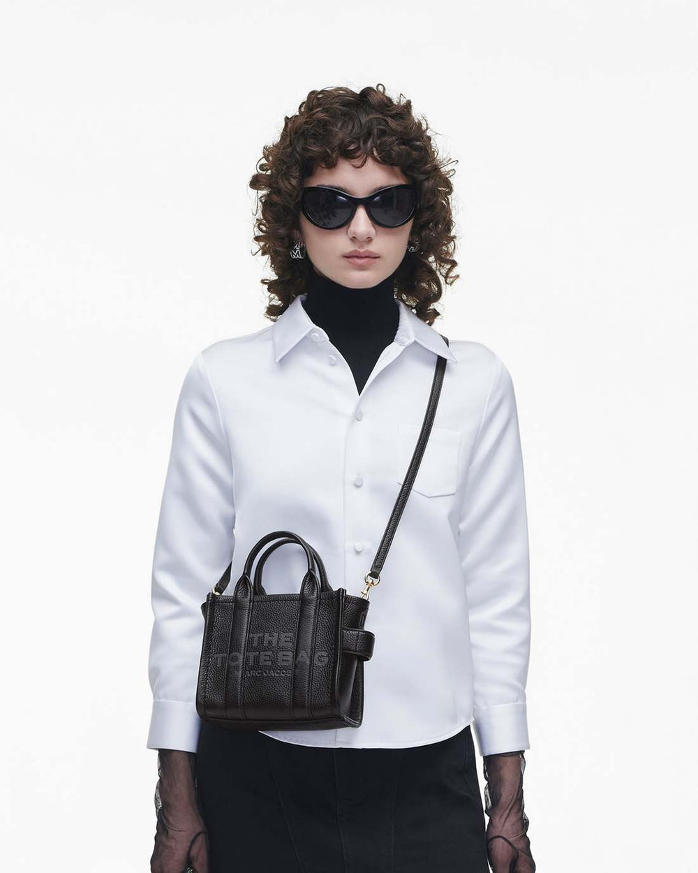 Marc Jacobs US - The Leather Crossbody Tote Bag Black