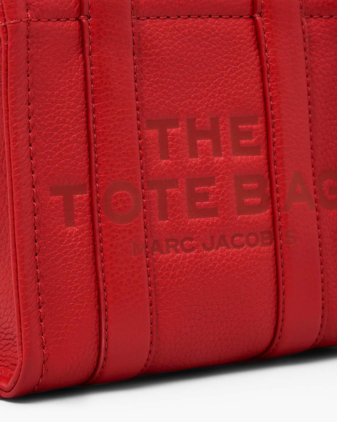 Marc Jacobs New - The Leather Crossbody Tote Bag True Red