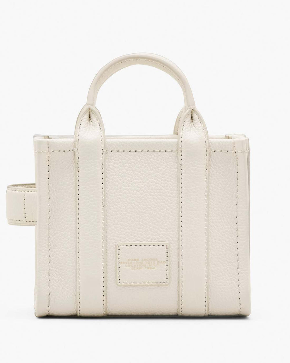 Marc Jacobs Online - The Leather Crossbody Tote Bag Cotton/Silver