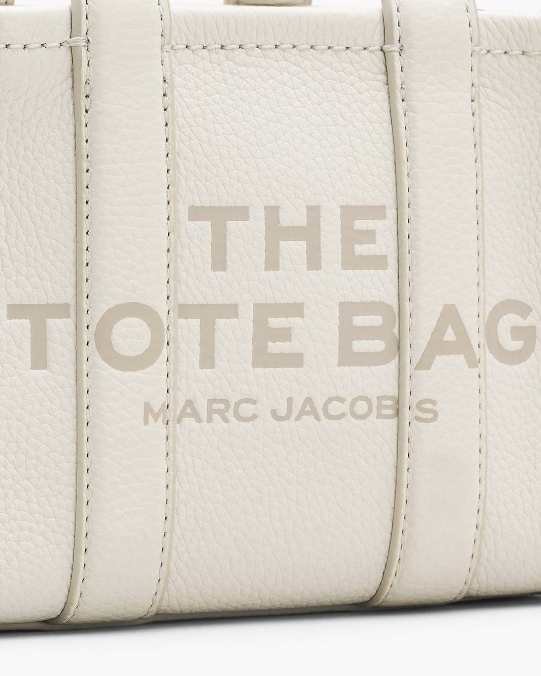 Marc Jacobs Online - The Leather Crossbody Tote Bag Cotton/Silver