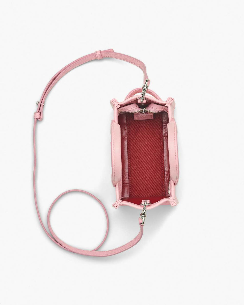 Marc Jacobs Sale - The Leather Crossbody Tote Bag Ribbon Pink