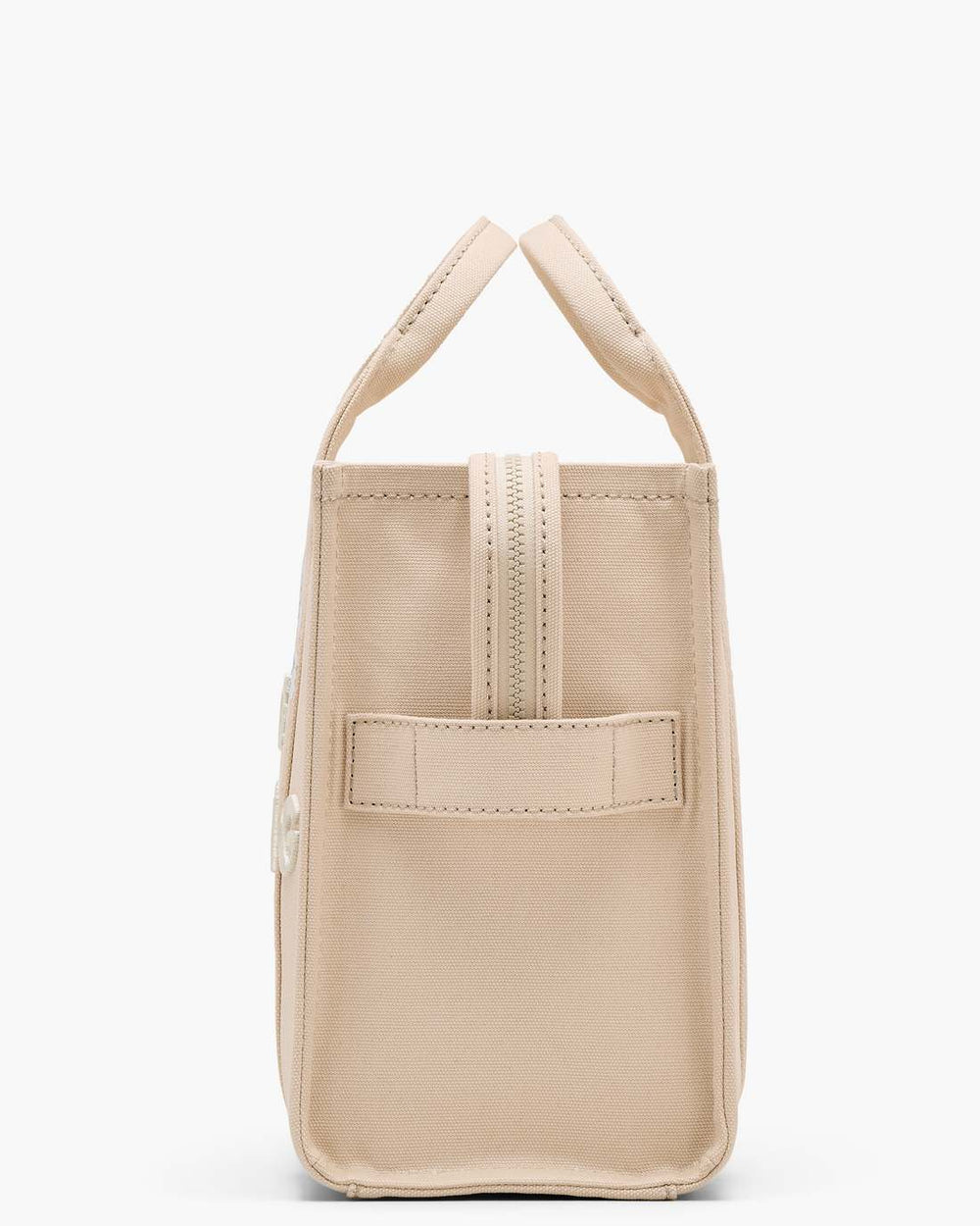Marc Jacobs Discount - The Daisy Script Canvas Medium Tote Bag Cloud White Multi