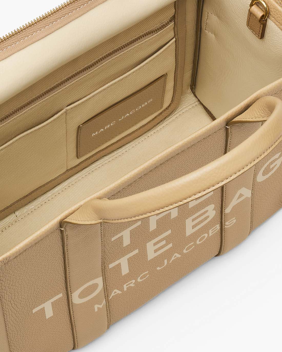 Marc Jacobs Outlet - The Leather Medium Tote Bag Camel