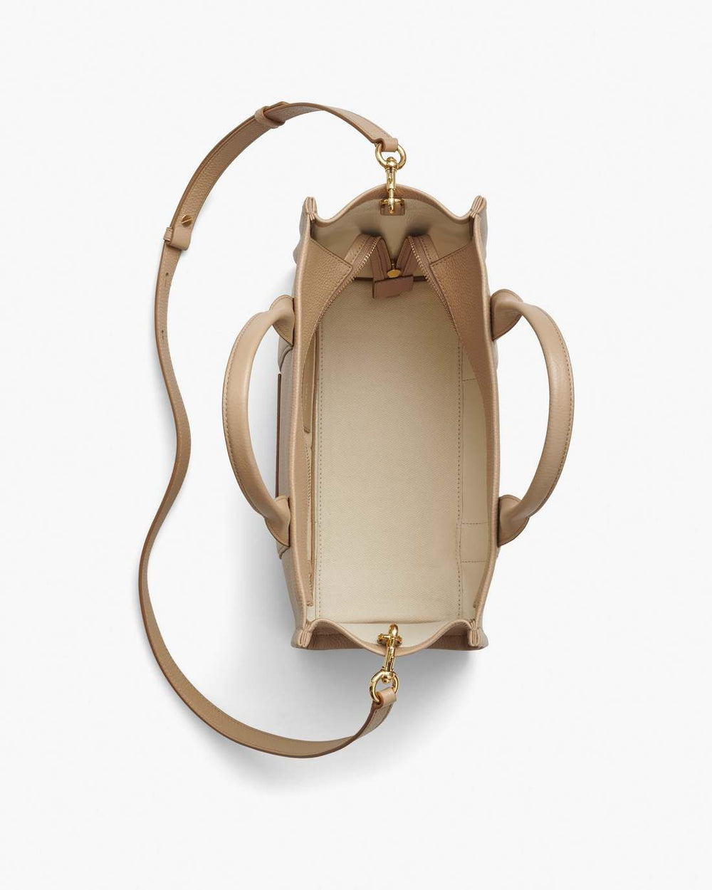 Marc Jacobs Outlet - The Leather Medium Tote Bag Camel