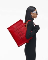 Marc Jacobs New - The Leather Large Tote Bag True Red