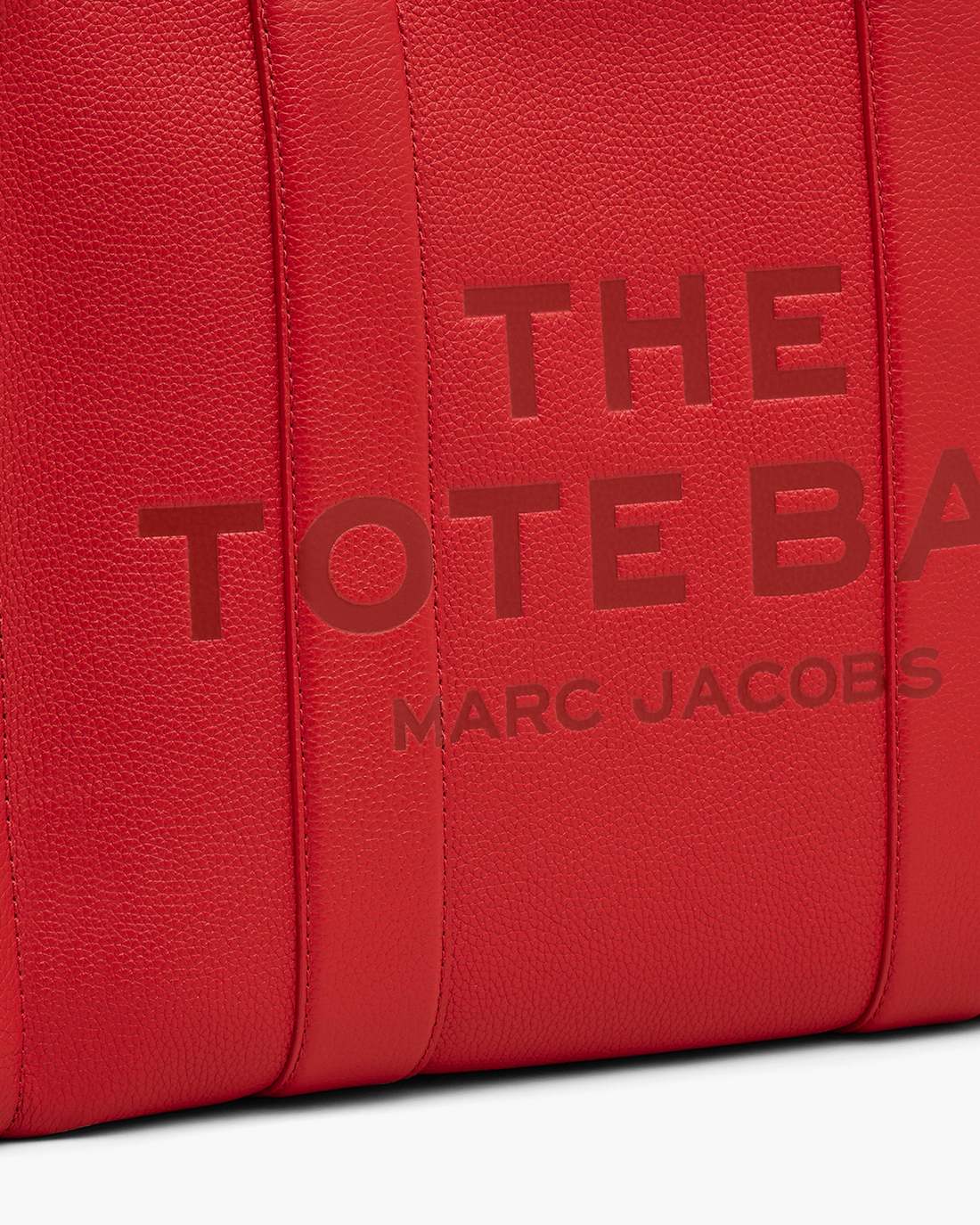 Marc Jacobs New - The Leather Large Tote Bag True Red