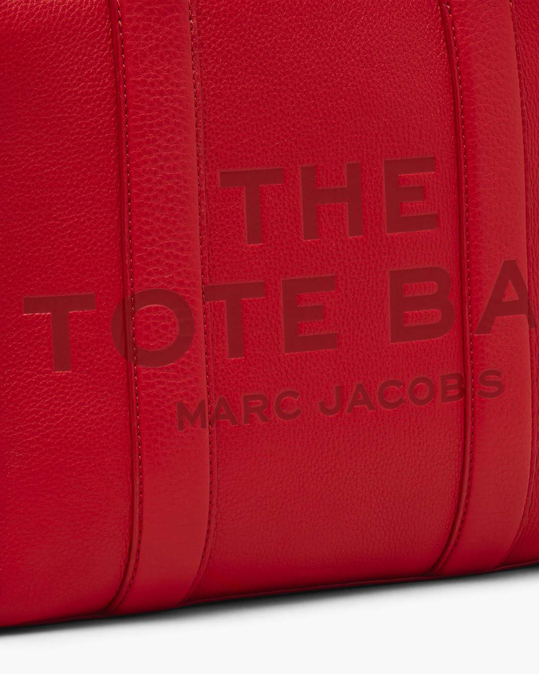 Marc Jacobs Online - The Leather Medium Tote Bag True Red