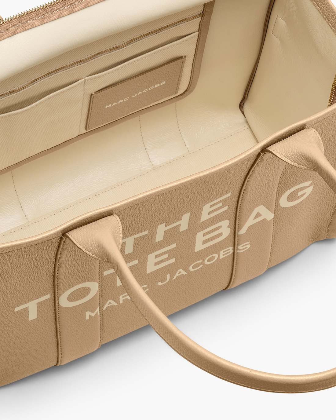 Marc Jacobs Sale - The Leather Large Tote Bag Camel