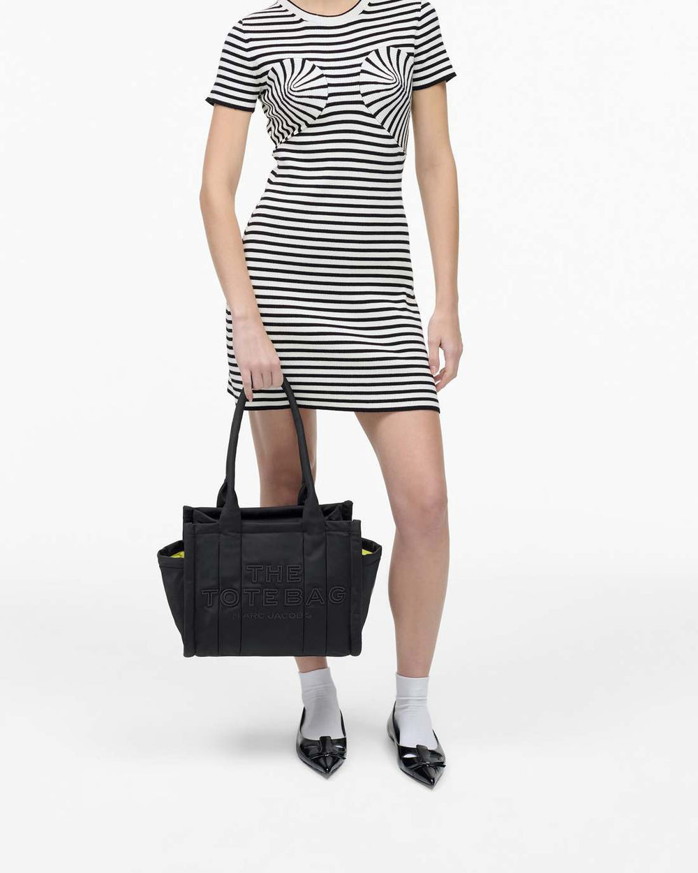 Marc Jacobs Outlet - The Puffy Nylon Medium Tote Bag Black