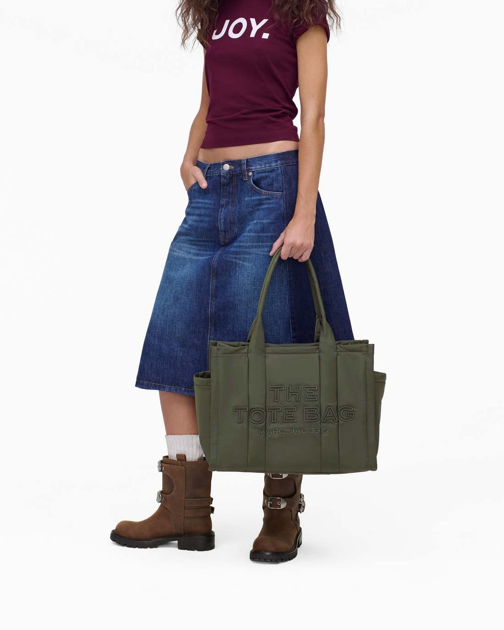 Marc Jacobs US - The Puffy Nylon Large Tote Bag Army Green