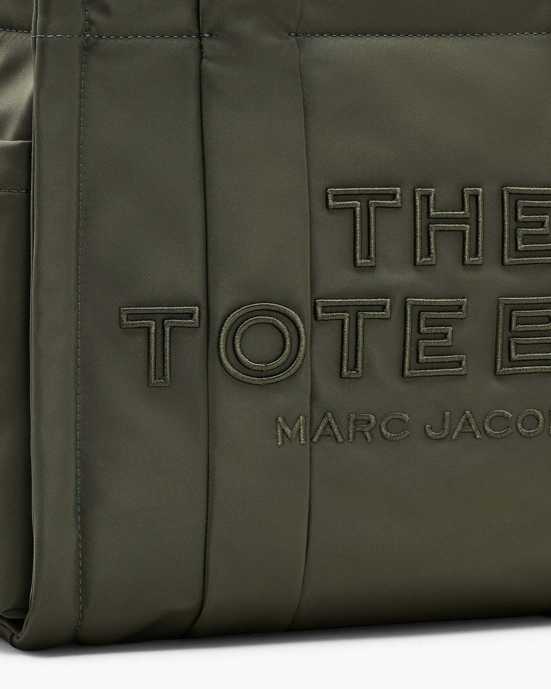Marc Jacobs New - The Puffy Nylon Medium Tote Bag Army Green