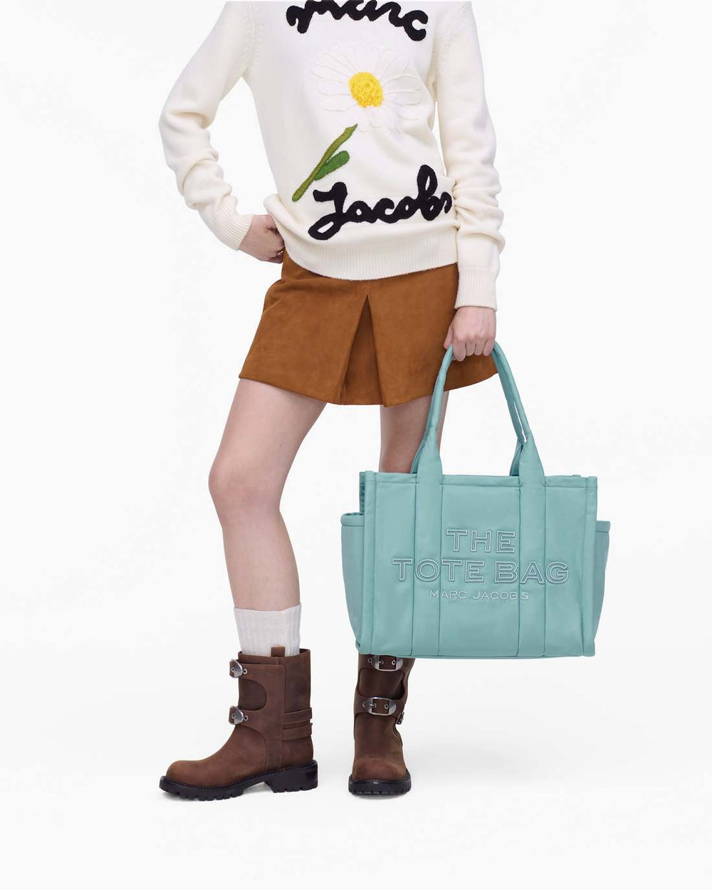 Marc Jacobs Online - The Puffy Nylon Large Tote Bag Sky Blue