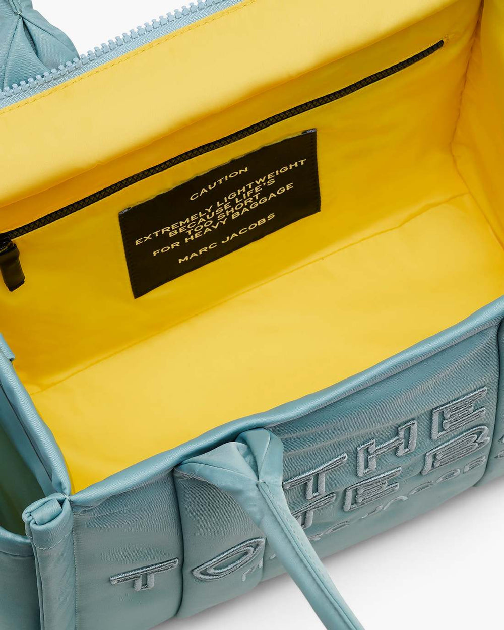 Marc Jacobs Sale - The Puffy Nylon Medium Tote Bag Sky Blue