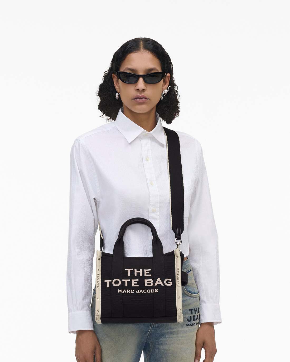 Marc Jacobs New - The Jacquard Small Tote Bag Black