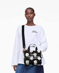 Marc Jacobs Online - Derrick Adams X Marc Jacobs Canvas Small Tote Bag Black/White