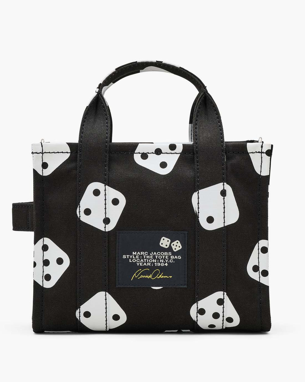 Marc Jacobs Online - Derrick Adams X Marc Jacobs Canvas Small Tote Bag Black/White
