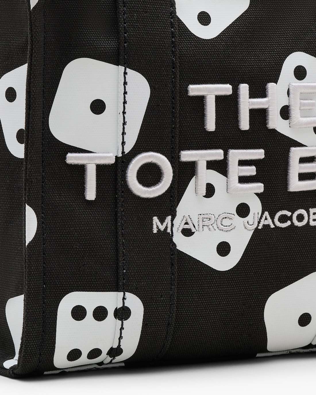 Marc Jacobs Online - Derrick Adams X Marc Jacobs Canvas Small Tote Bag Black/White