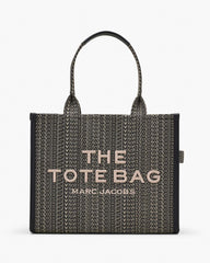 Marc Jacobs Online - The Monogram Jacquard Large Tote Bag Beige Multi