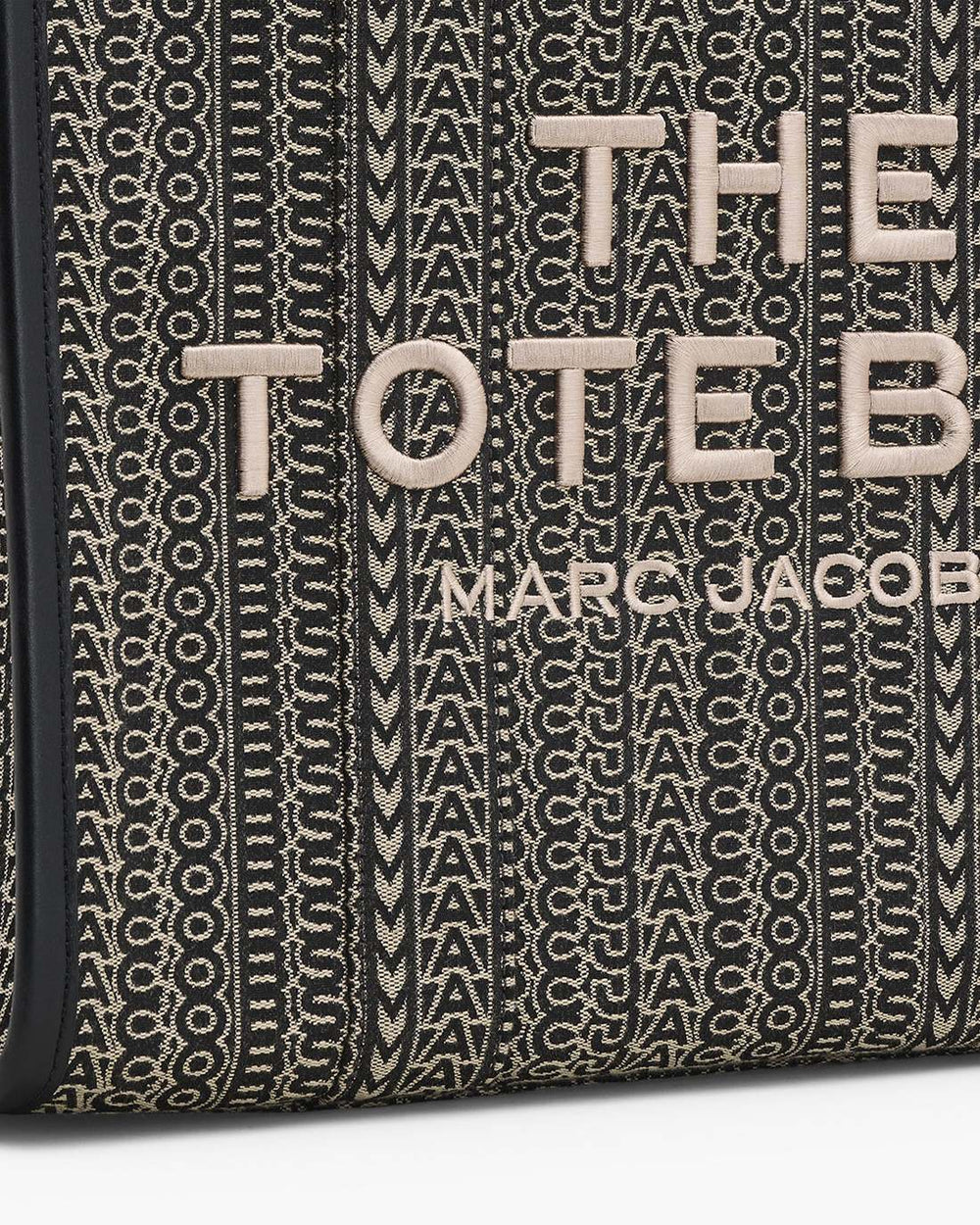 Marc Jacobs Online - The Monogram Jacquard Large Tote Bag Beige Multi