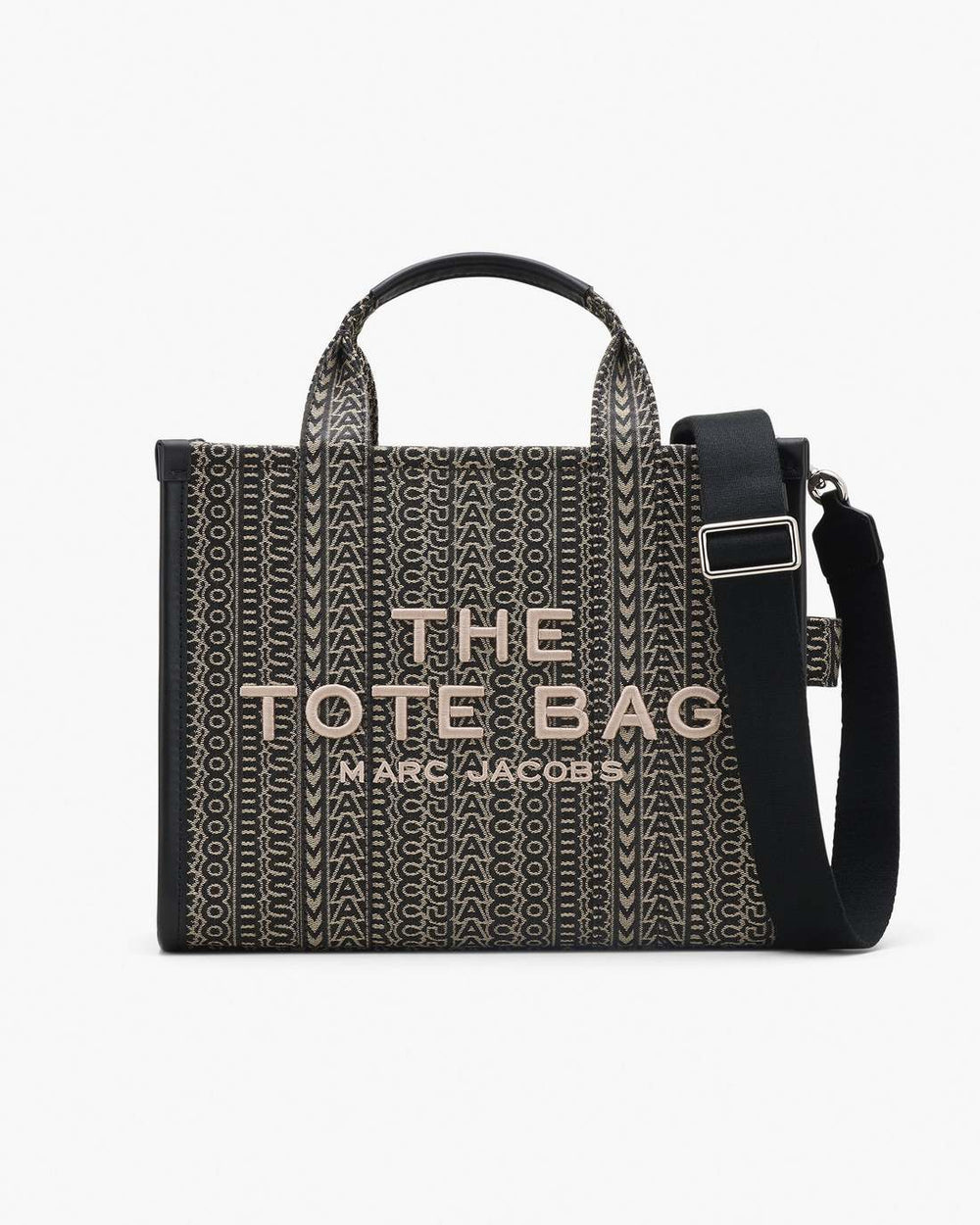Marc Jacobs Sale - The Monogram Jacquard Medium Tote Bag Beige Multi