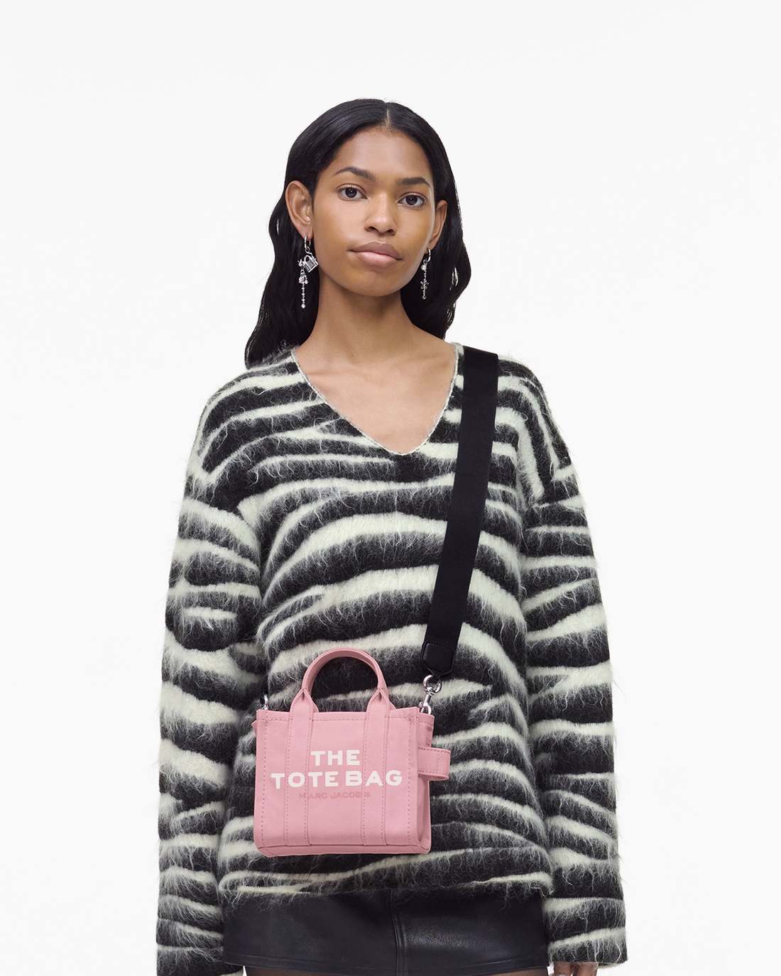 Marc Jacobs Discount - The Canvas Crossbody Tote Bag Ribbon Pink