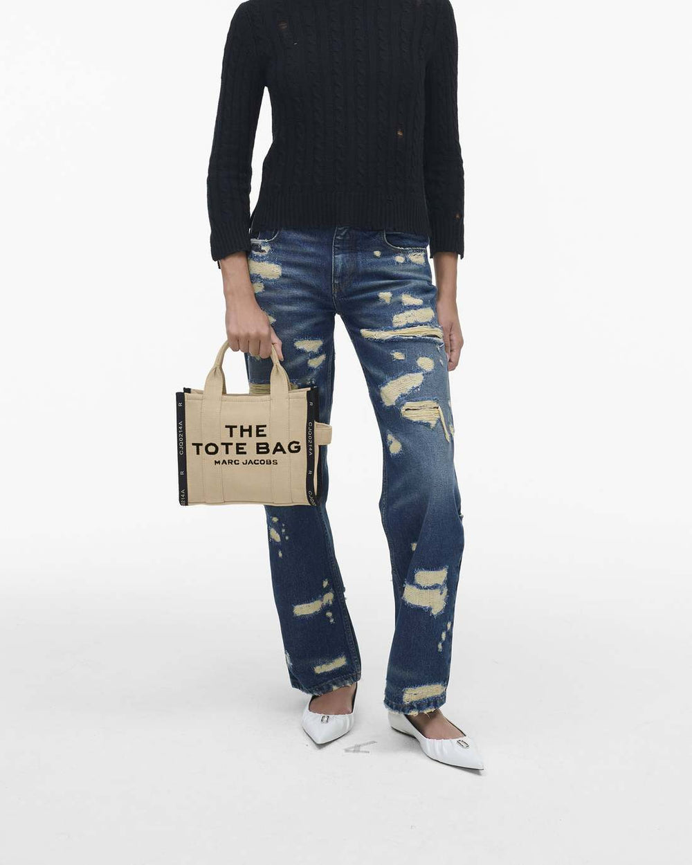 Marc Jacobs Online - The Jacquard Small Tote Bag Warm Sand