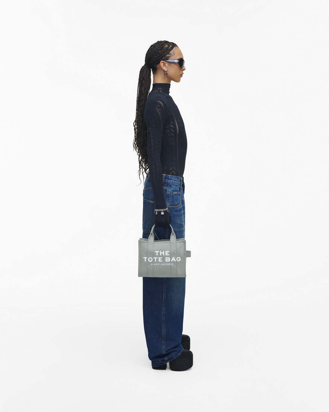 Marc Jacobs Sale - The Canvas Small Tote Bag Wolf Grey