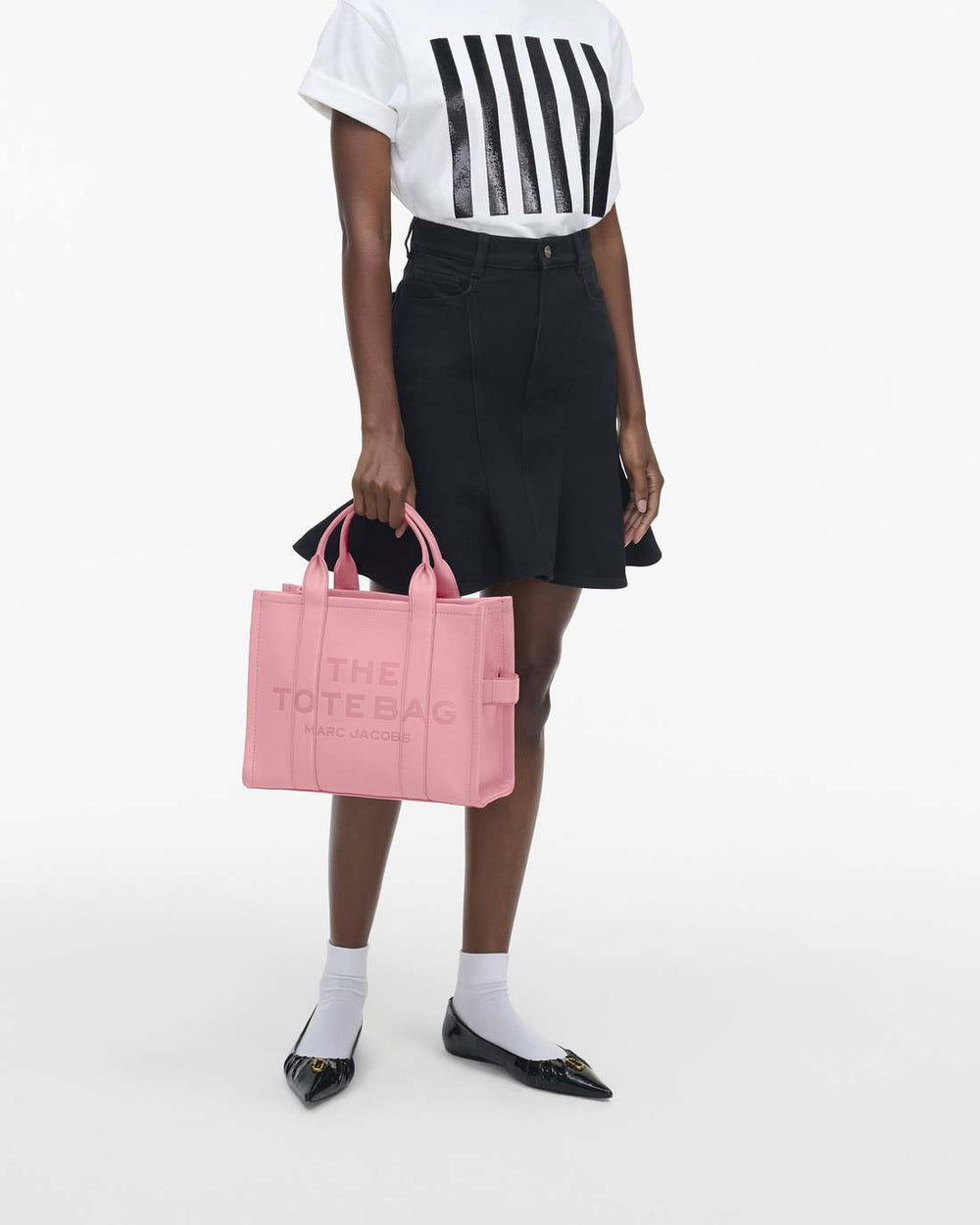 Marc Jacobs For Sale - The Leather Medium Tote Bag Ribbon Pink