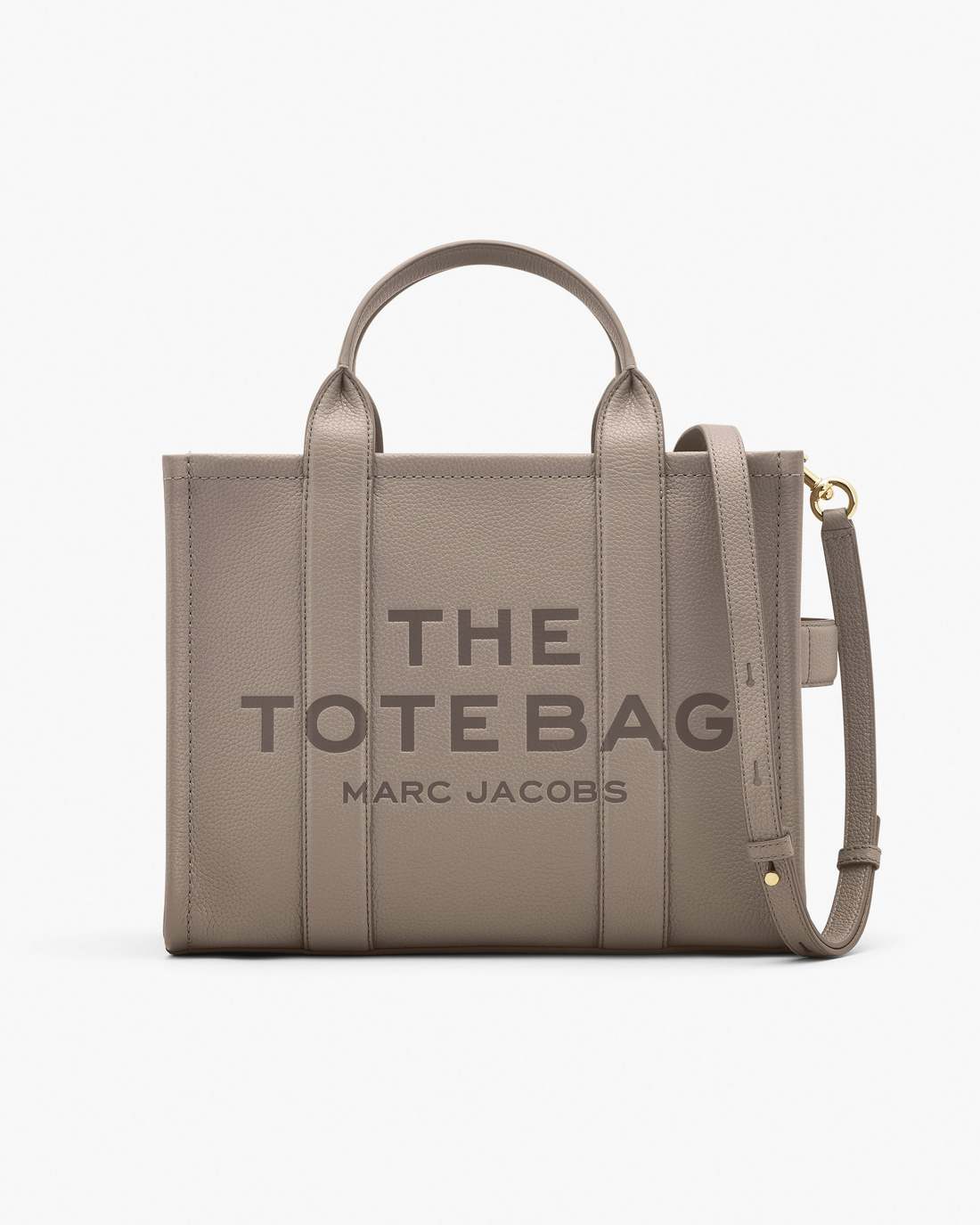 Marc Jacobs Outlet - The Leather Medium Tote Bag Cement
