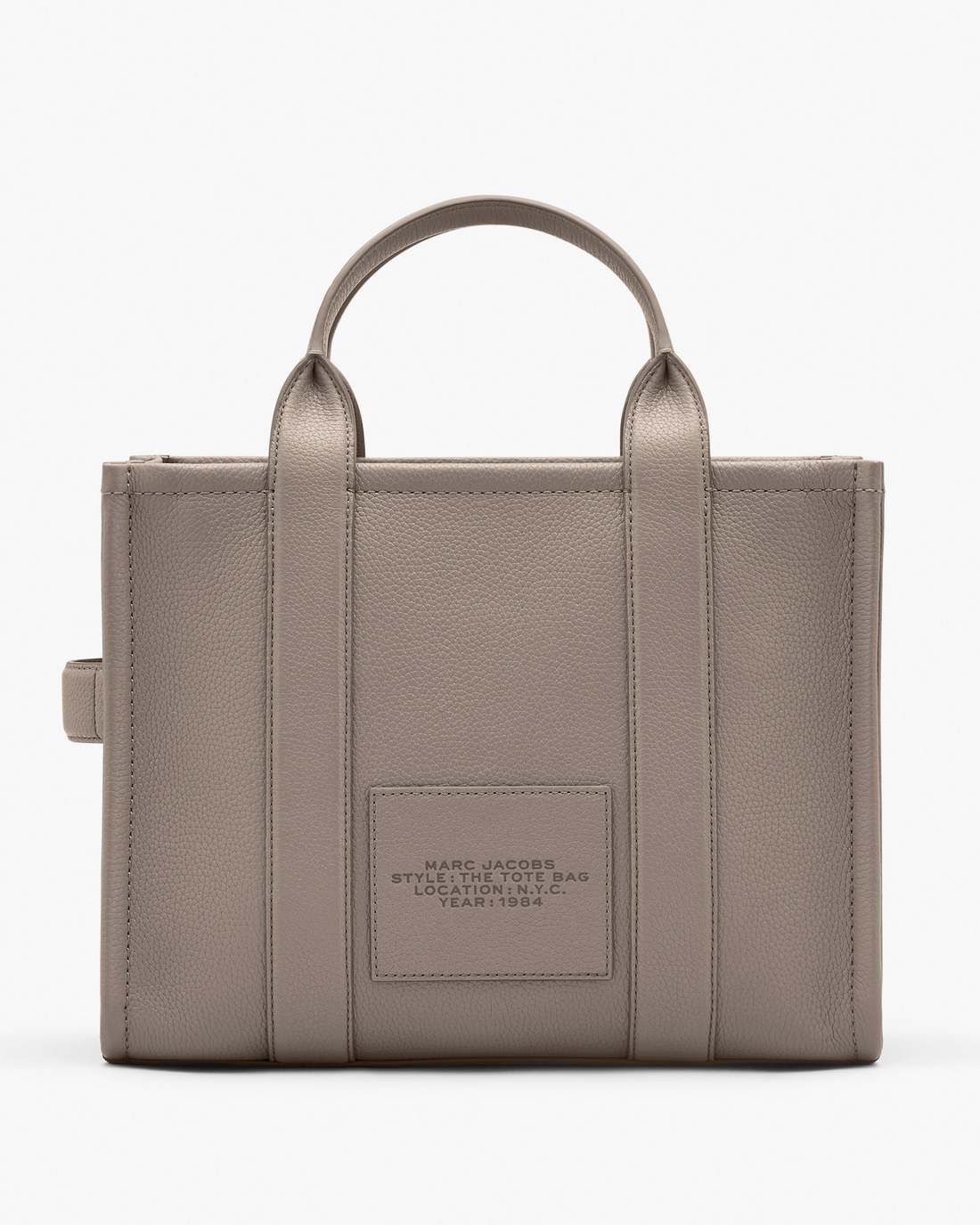Marc Jacobs Outlet - The Leather Medium Tote Bag Cement