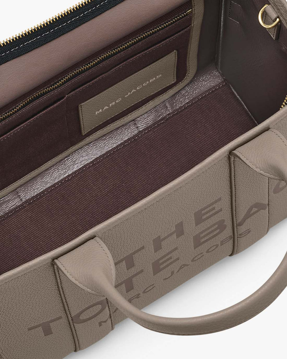 Marc Jacobs Outlet - The Leather Medium Tote Bag Cement