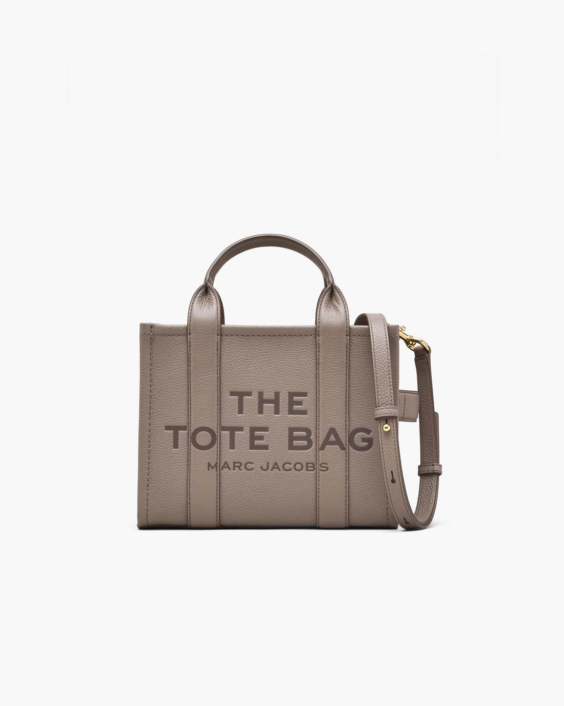 Marc Jacobs US - The Leather Small Tote Bag Cement