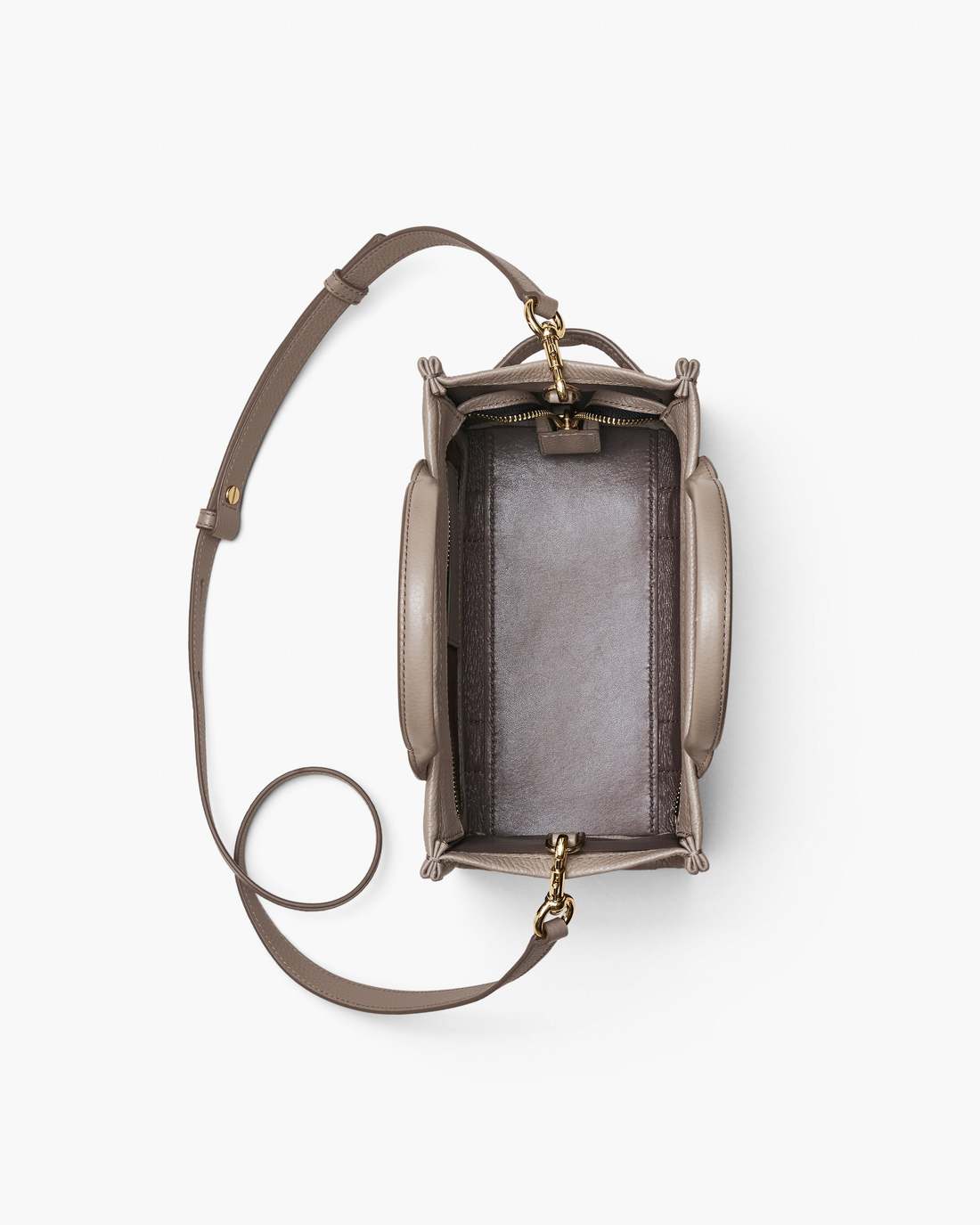 Marc Jacobs US - The Leather Small Tote Bag Cement