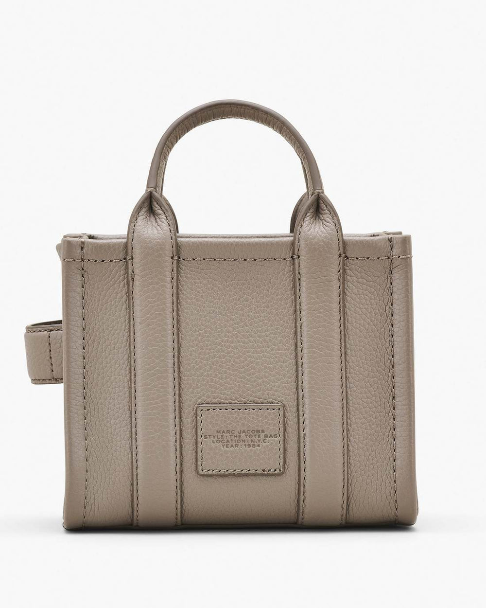 Marc Jacobs New - The Leather Crossbody Tote Bag Cement