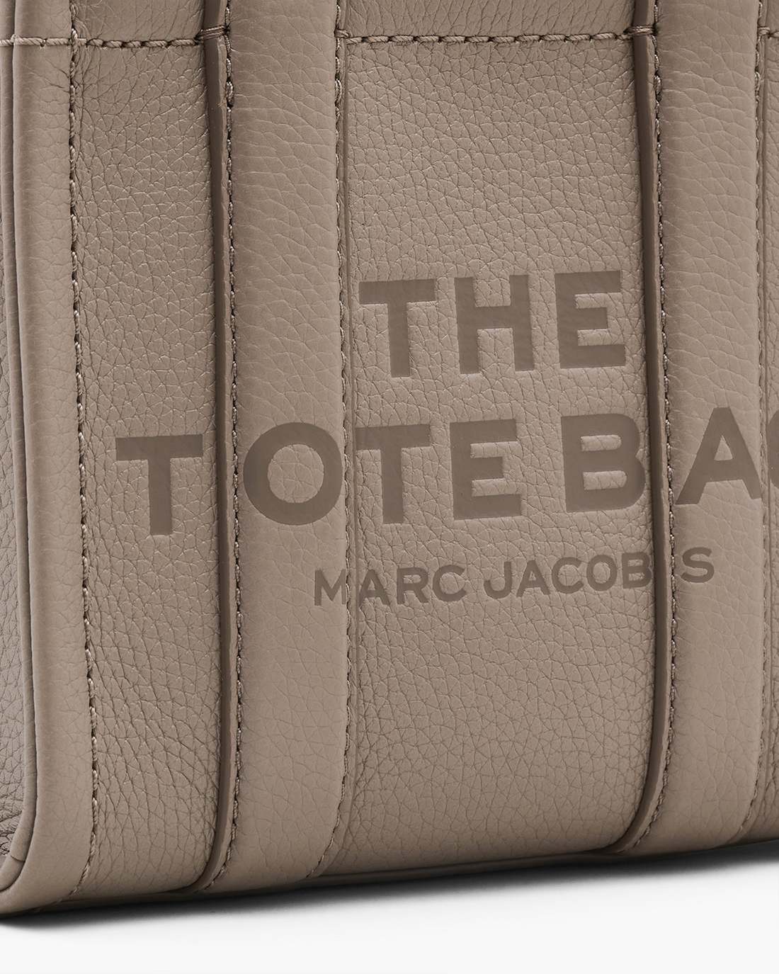 Marc Jacobs New - The Leather Crossbody Tote Bag Cement