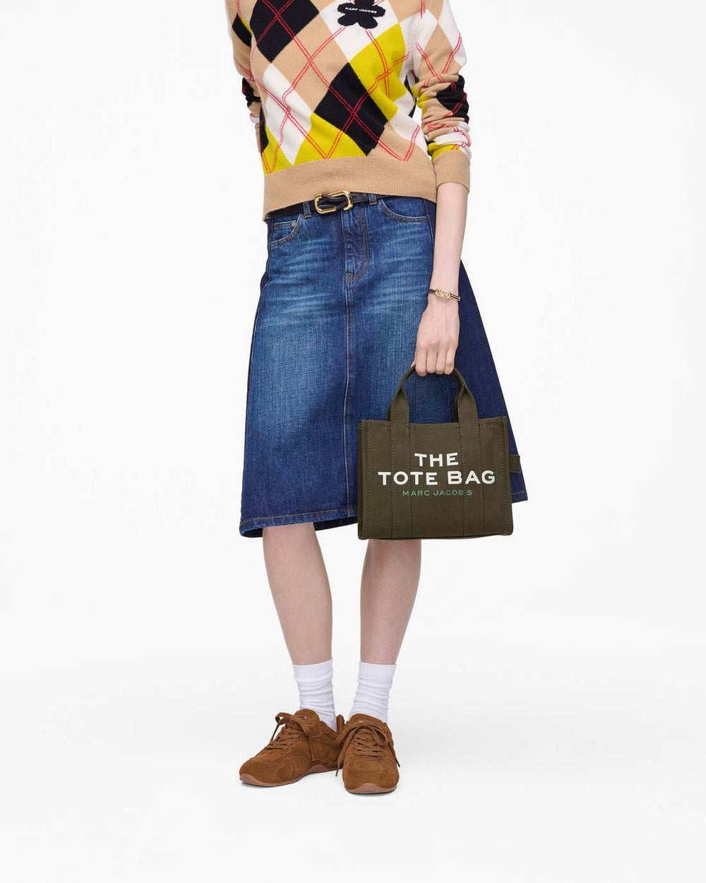 Marc Jacobs Discount - The Canvas Small Tote Bag Forest
