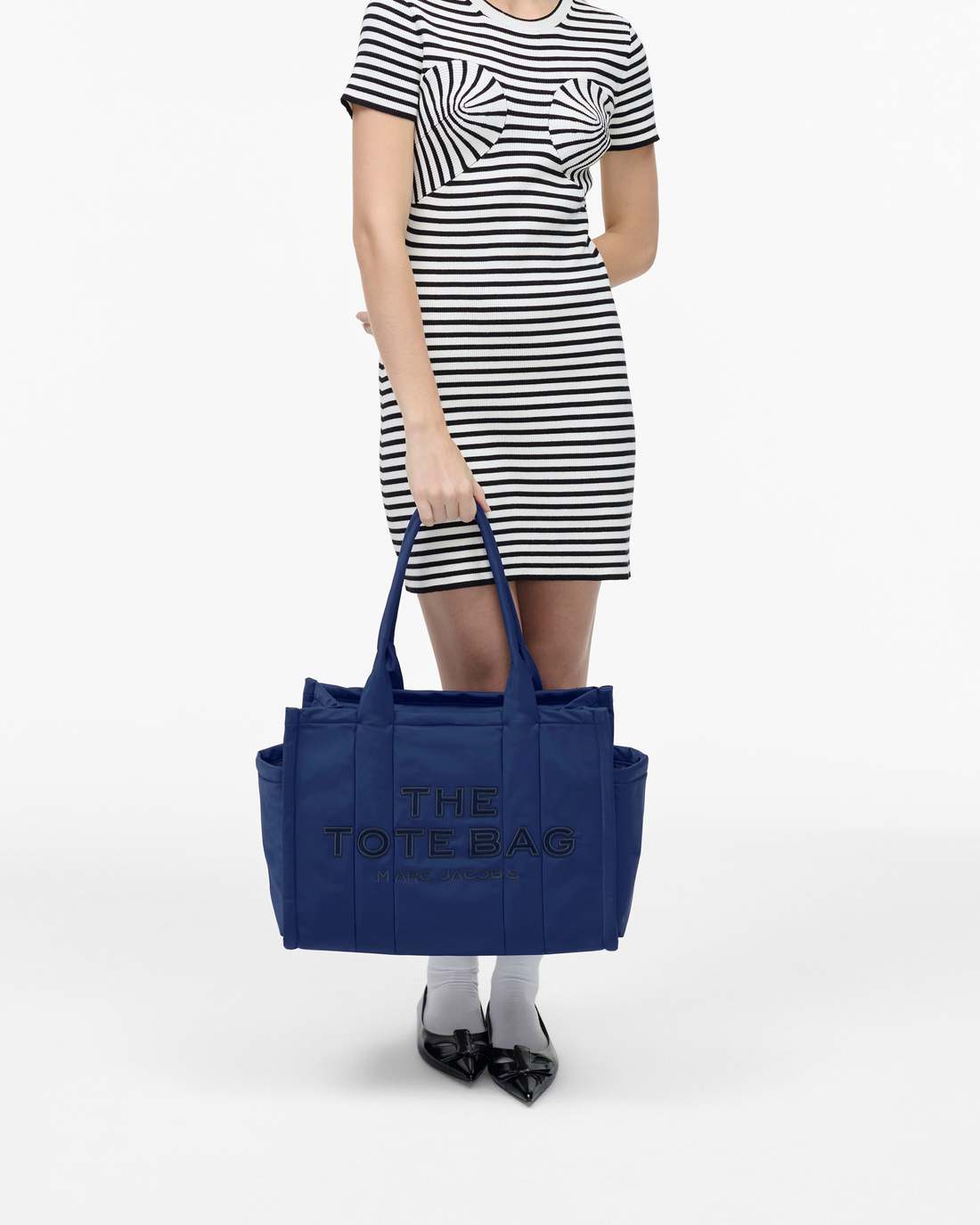 Marc Jacobs Outlet - The Puffy Nylon Large Tote Bag Blue Sea