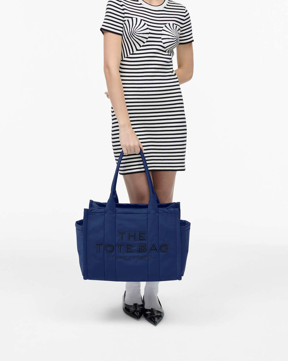 Marc Jacobs Outlet - The Puffy Nylon Large Tote Bag Blue Sea