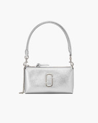 Marc Jacobs US - The Metallic Snapshot Convertible Shoulder Bag Silver