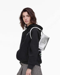 Marc Jacobs US - The Metallic Snapshot Convertible Shoulder Bag Silver