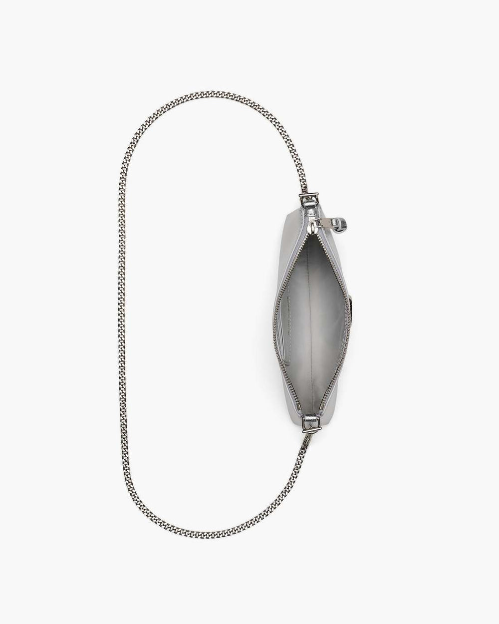 Marc Jacobs US - The Metallic Snapshot Convertible Shoulder Bag Silver