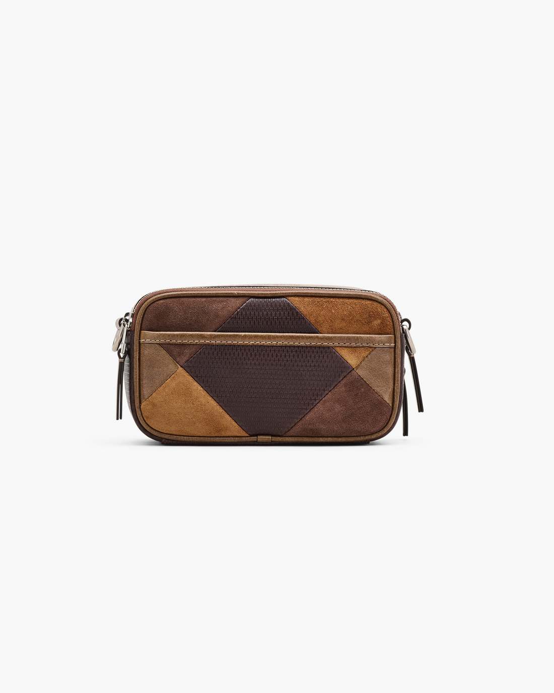 Marc Jacobs New - The Suede Patchwork Snapshot Brown Multi