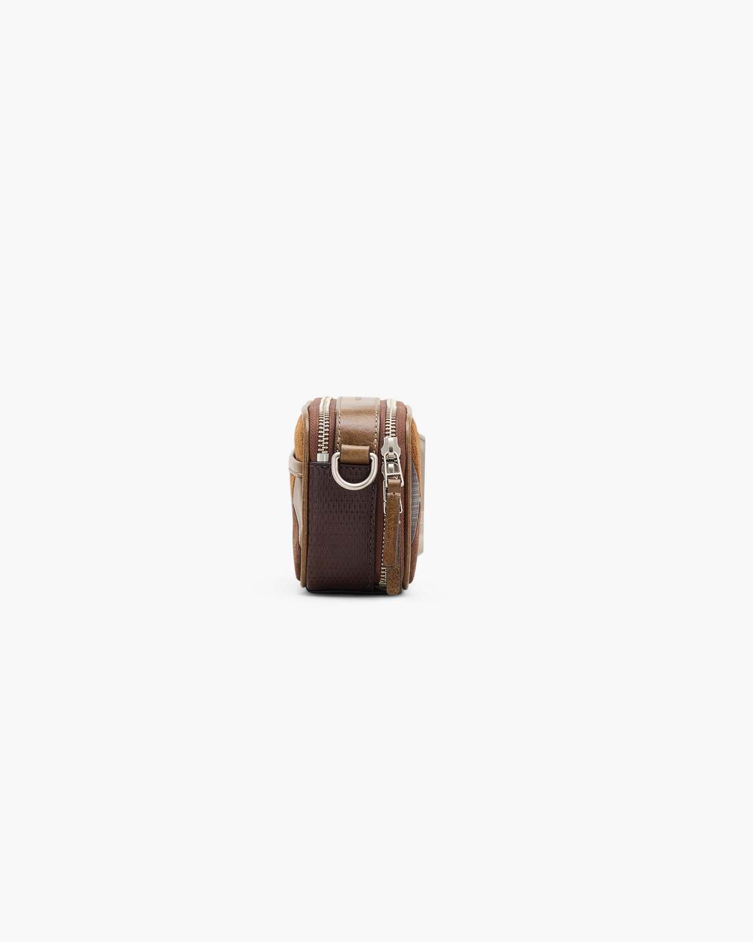 Marc Jacobs New - The Suede Patchwork Snapshot Brown Multi