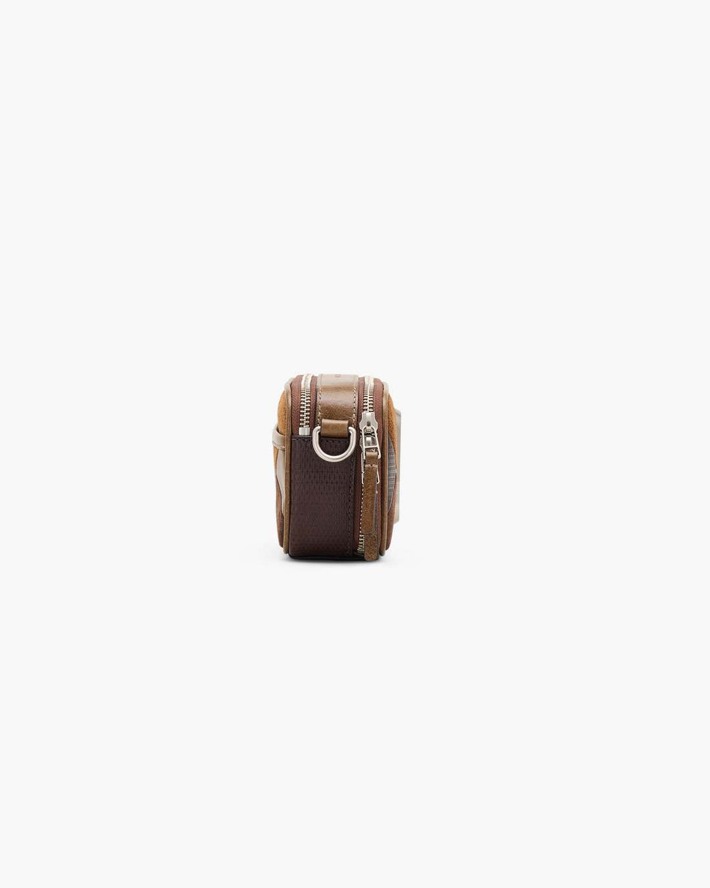 Marc Jacobs New - The Suede Patchwork Snapshot Brown Multi