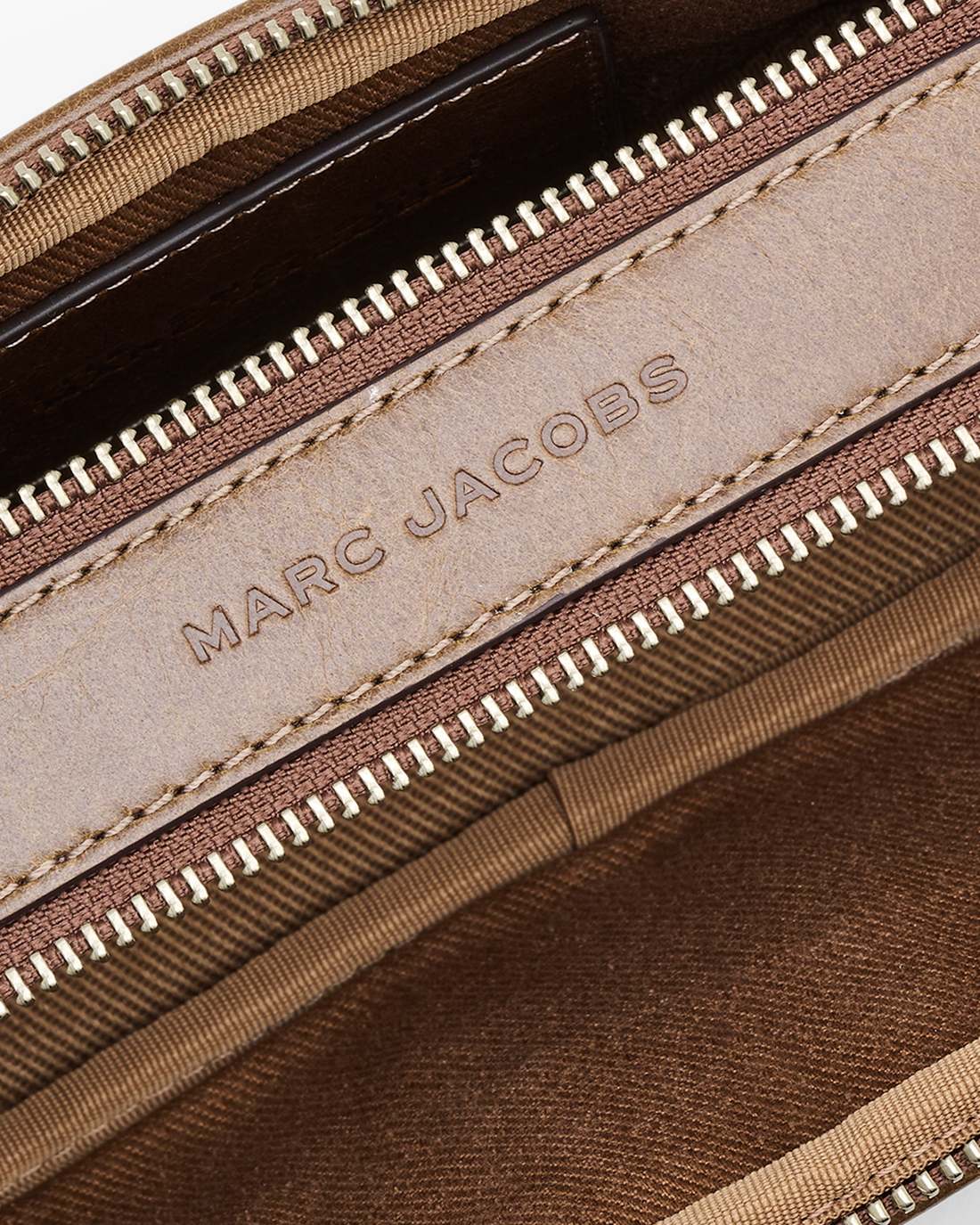 Marc Jacobs New - The Suede Patchwork Snapshot Brown Multi